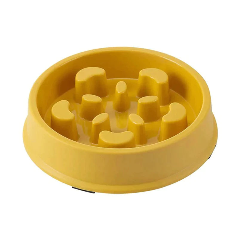 Pet Slow Food Bowl Small Dog Choke-Proof Bowl Non-Slip Slow Food Feeder Dog Rice Bowl Pet Supplies Available for Cats and Dogs