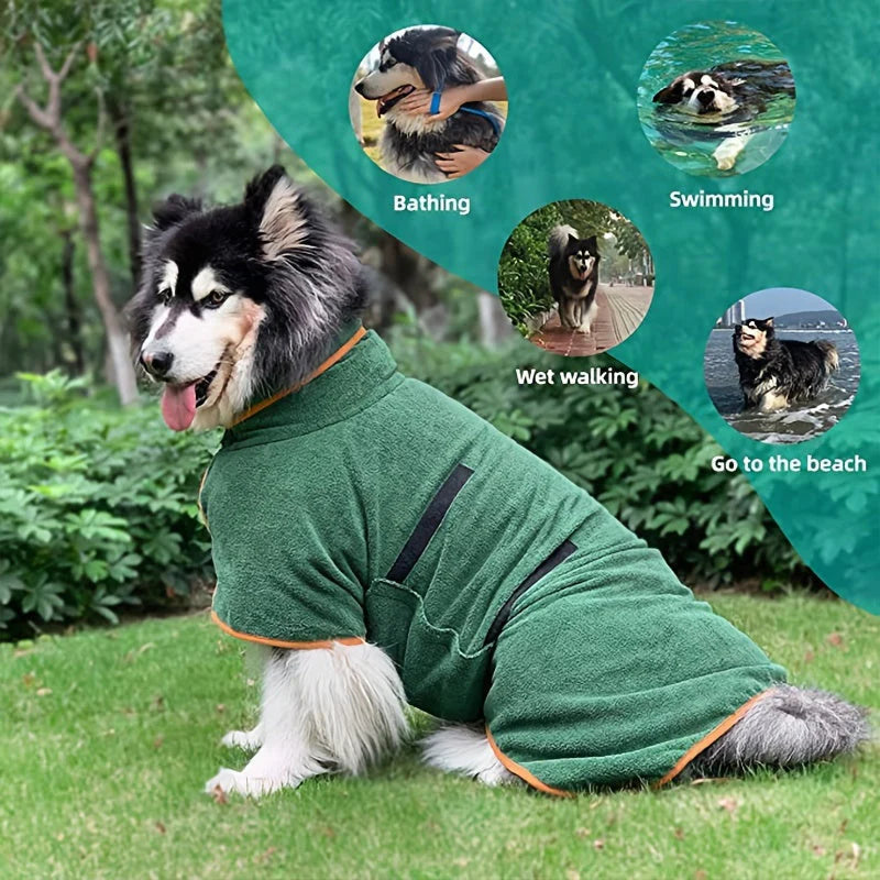 Superidag Perfektor™ Dog Towel - Absorbent Dog Bathrobe