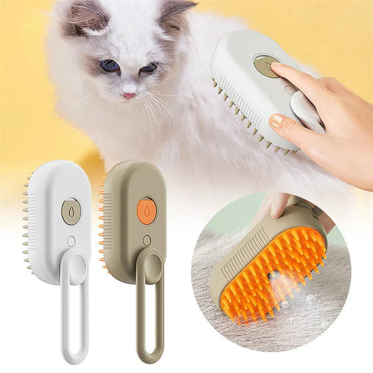 Brosse à vapeur attrape poil pour chat